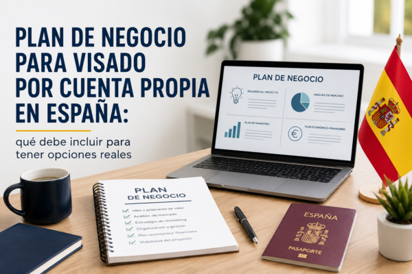 Plan de negocio para visado por cuenta propia en España: qué debe incluir para tener opciones reales