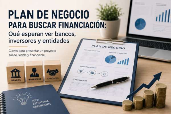 Plan de negocio para buscar financiación: quéesperan ver bancos, inversores y entidades